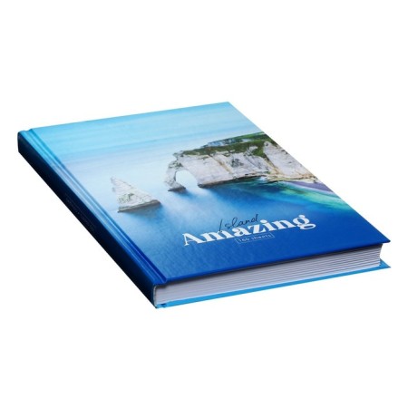 Business notebook A5 160 sheets in the Cage "Island of Dreams", solid cover, glossy lamination, mix-6