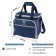 Thermosuma "Arctic", with a set for a picnic for 4 people, 13.5 l, 31 x 34 x 24 cm