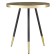 Hedda coffee table, 550 × 550 × 590 mm, black / matte gold color