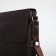 Men's bag over the shoulder, Textura, external pocket, brown color