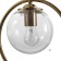 Lamp Bayerlux "Crystalik" 1HE14 40W gold 25x30-130 cm.