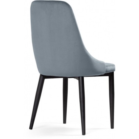 CHART STARAL CARA Kora Metal/velor, Black/Gray 47x57x89 cm-3