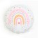 Pillow Decorative Round Ethel Boho Rainbow, 45*45 cm, 100% p/e, velor