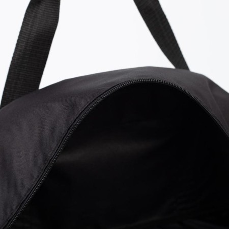 Sports bag with lightning, without lining, external pocket, black color-3