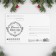 Wooden mail card "Feast of Magic", 10 x 15 cm, New Year
