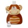 Children's water flask, 280 ml "Monkey", 22 x 12 cm