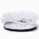 Takes transparent with sequins, white color, rr 56cm