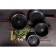 Magistro flame pan, d = 28 cm, h = 7.5 cm, with a glass lid, a Soft-Touch handle, anti-stick coating, induction