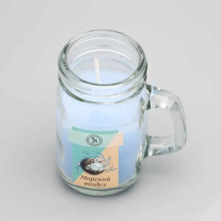 Aromatic candle in the Bank "Sea air", 7.2 x 8.5 cm, 190 g-2
