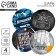 A set of balloons "dad", foil, 4 pcs.