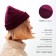 Women's hat minku, burgundy color, rr 56-58