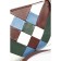Bag Cross-Body Women's, genuine leather, burgundy ludor, 30x8x21 cm