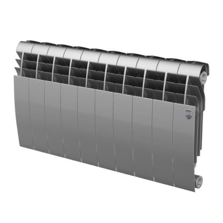 Bimetallic radiator Royal Thermo Biliner 350 /Silver Satin, 350x83 mm, 10 sections