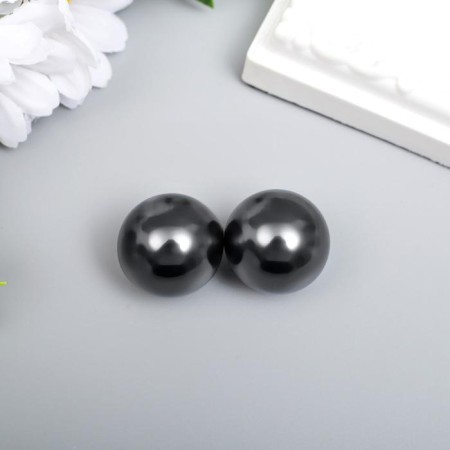 Magnetic balls "Black" set 2 pcs d = 2.5 cm
