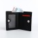 Women's wallet on a magnet, black color