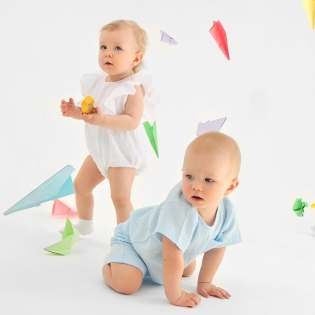 Body Children's Minaku, white color, height 62-68-3