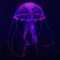 Decor for the Aquarium "Medusa" Silicone, with a neon effect, 10 x 10 x 20.5 cm, purple 71088