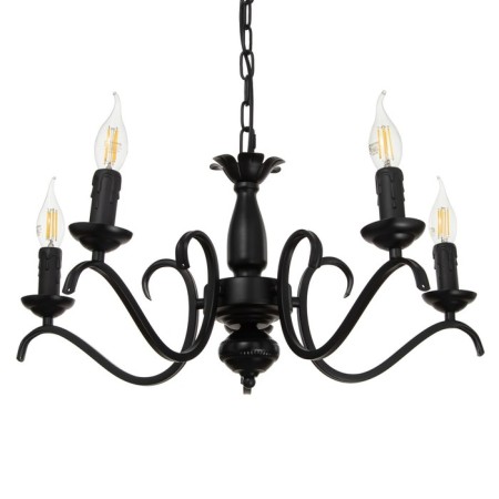 Chandelier 2715/5 E14 40W Black 51x51x26-56 cm Bayerlux-1