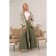 Women's pants, size 44, khaki color