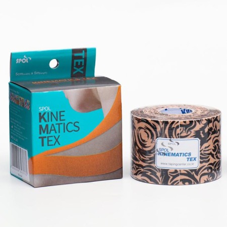 Kinesio teip Spol Tape Tatoo 5 cm x 5 m, beige