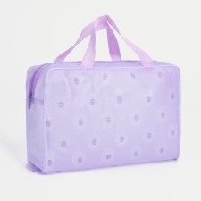 Lightning cosmetic bag, lilac color