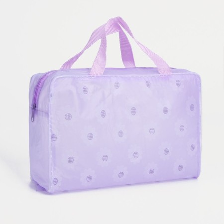 Lightning cosmetic bag, lilac color
