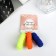 Hair elastic band "Mahrushka Sport" (set of 3 pcs) Diagonal pattern, 4 cm