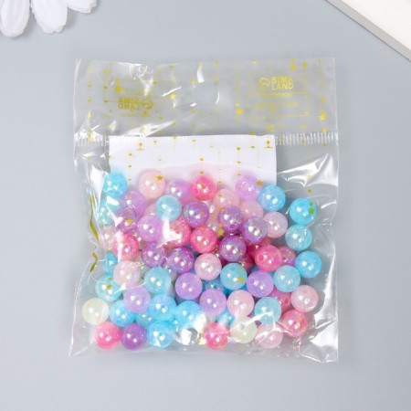 Beads for creativity Plastic "Pearlian ball. Tender assorted" Nr 20 g d = 0.8 cm-2