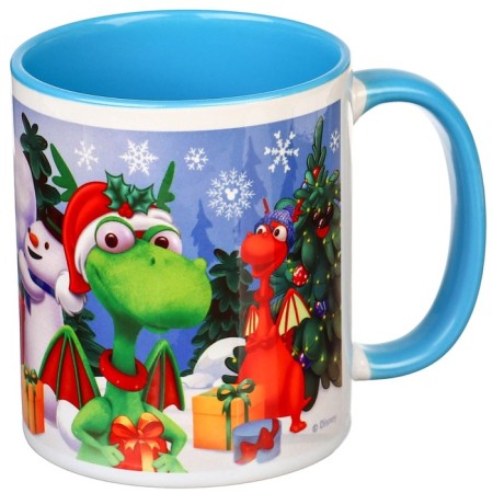 New Year mug 350 ml, Mickey Mouse and Dragon-1