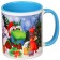 New Year mug 350 ml, Mickey Mouse and Dragon