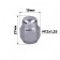 Haye cone Skyway, M12x1.25 closed 27mm, key 19mm, chromium, set 20 pcs