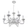 Aurora chandelier, size 63x75x63 cm, 360W 6xe14 IP 20