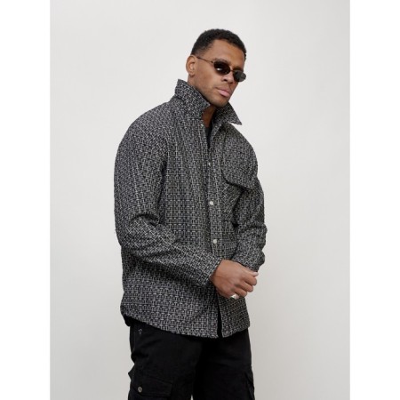 Male windbreaker, size 56, black color-3