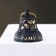 Valdai bell "No. 2. I love Tom I give", engraved, with an ear, d = 35 mm