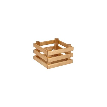 Box wooden for storage Polini Home Boxy, lacquered color, 18x18x12 cm