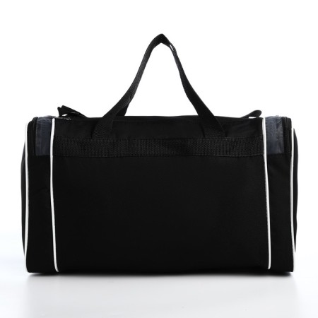 Sports bag with lightning, 3 outer pockets, long belt, black/gray color-1