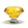Handle button Cappio, color Gold "Diamond", glass, d = 40 mm