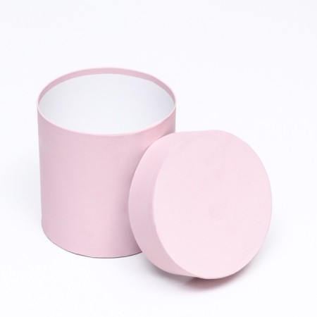 Set of round gift boxes 5 in 1 “coffee with milk”, 20 × 20 - 14 × 14 cm-4
