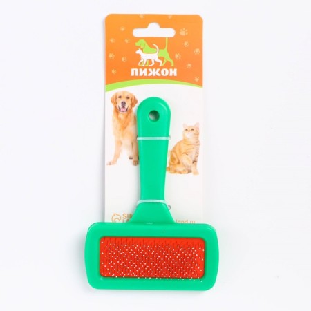 Pucrough "Simple" with drops, with a plastic pen of 9.2 x 13.2 cm, green-4