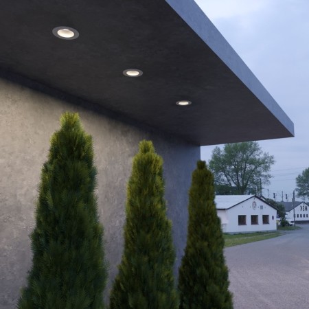 The built -in LED, moisture -proof IP54 Elektrostandard, Light Led 3003, 85x85x60 mm, 6W, LED, 370LM, 4000K, white-1