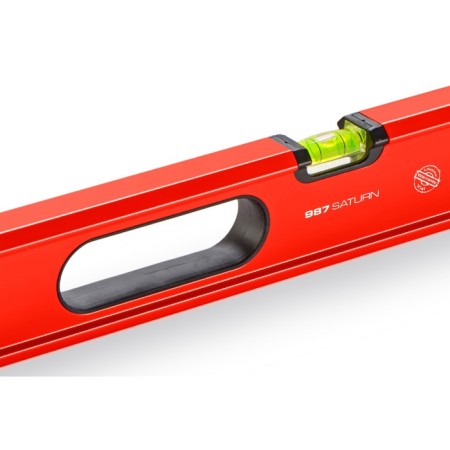 Level KAPRO 987XL-41-80, 80 cm, 3 polyacrylic flasks, 0.5 mm/m, milling-2