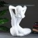 Claus - luminous table "Sitting girl" 50x39x52cm