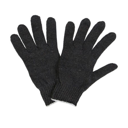 Garden gloves, x/b, knitting grade 10, 5 threads, size 9, without coating, gray-1