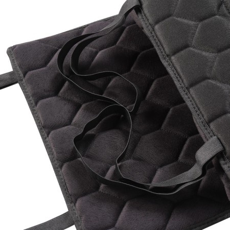 Kittle Kittle Kitchers for the Front seats universal Airline "Alcantara", 2 items, Black Color-4