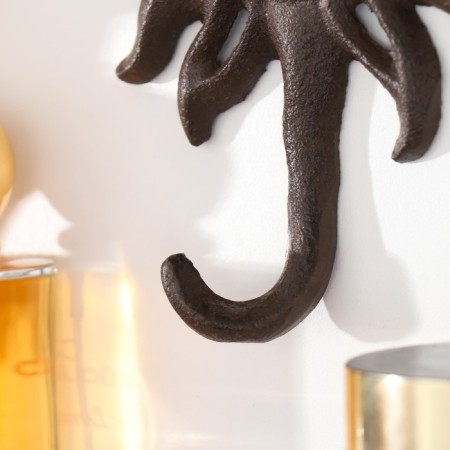 Hook decorative cast iron "sun" 16x13x3 cm-2