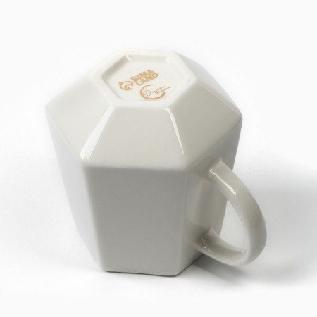 Ceramic mug “Happiness is”, 300 ml, white color-3