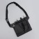 Bag for the master, 28 × 19.5 cm, 2 pockets, 1 department, black color
