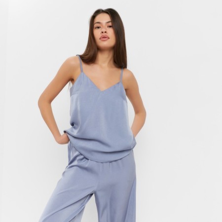 Female set (T -shirt, trousers) KAFTAN "SILK" p. 50, blue-5