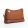 Cross-Bodi Bag on a zipper, brown color