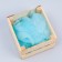 Filler of feathers for balls and gifts, mint, 10-12 cm 8 g